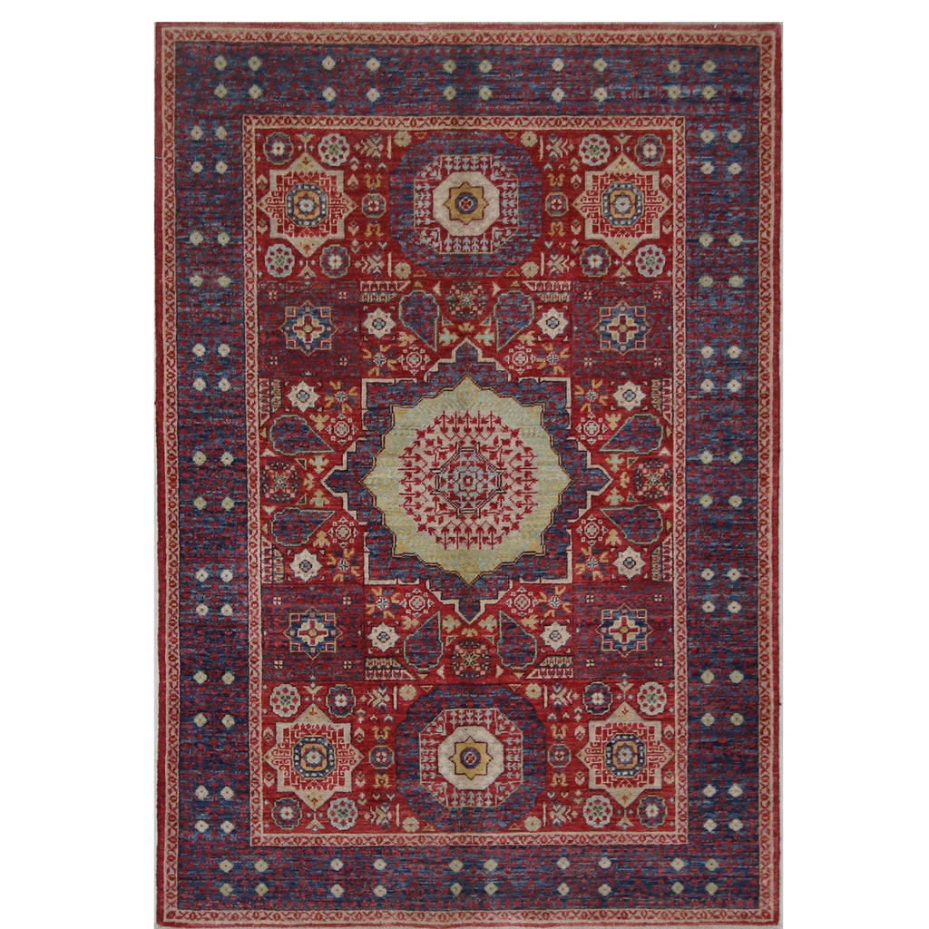 ARYANA ARYAN RED / IVORY 4' X 5'11"