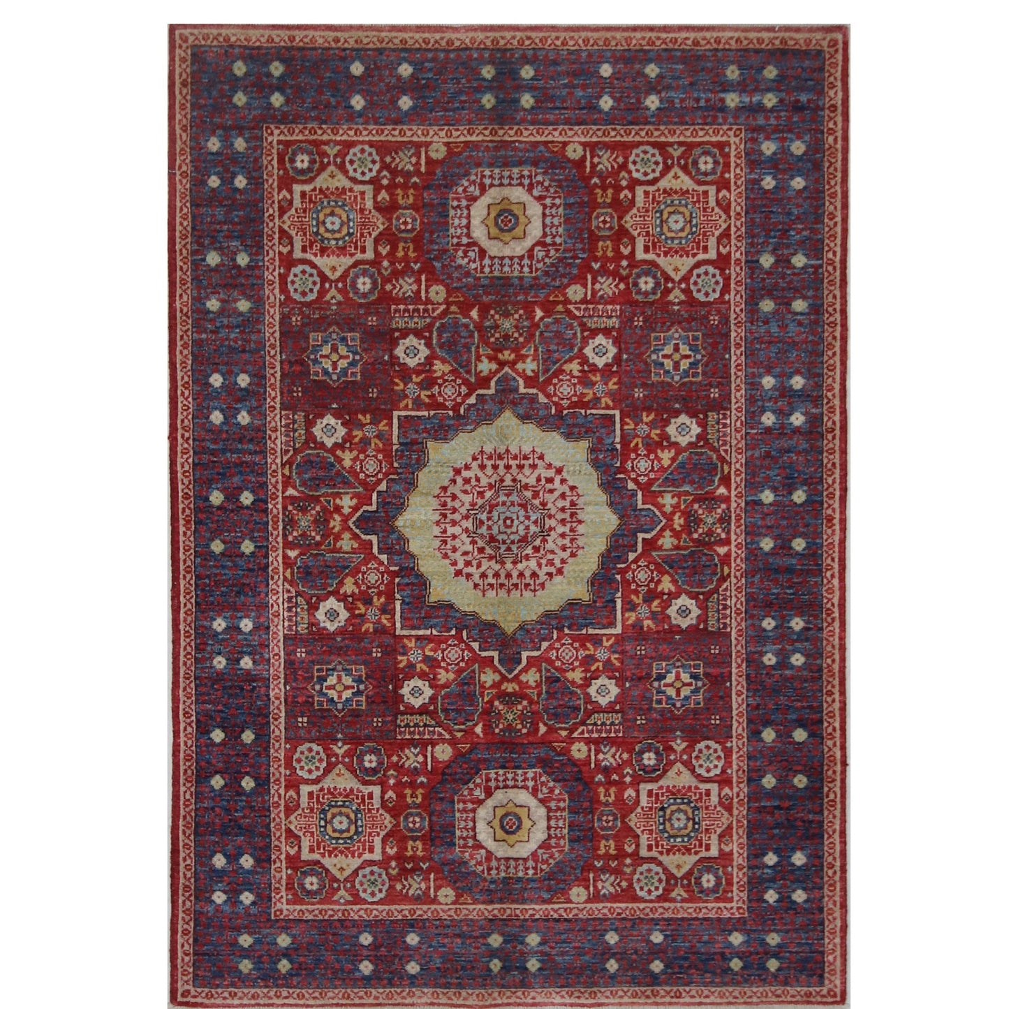 ARYANA ARYAN RED / IVORY 4' X 5'11"