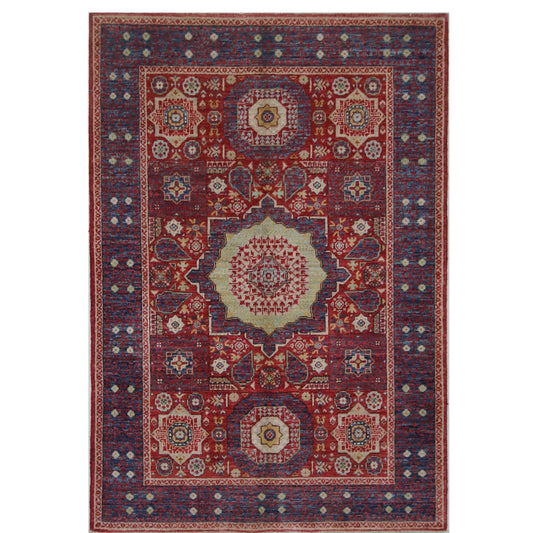 ARYANA ARYAN RED / IVORY 4' X 5'11"