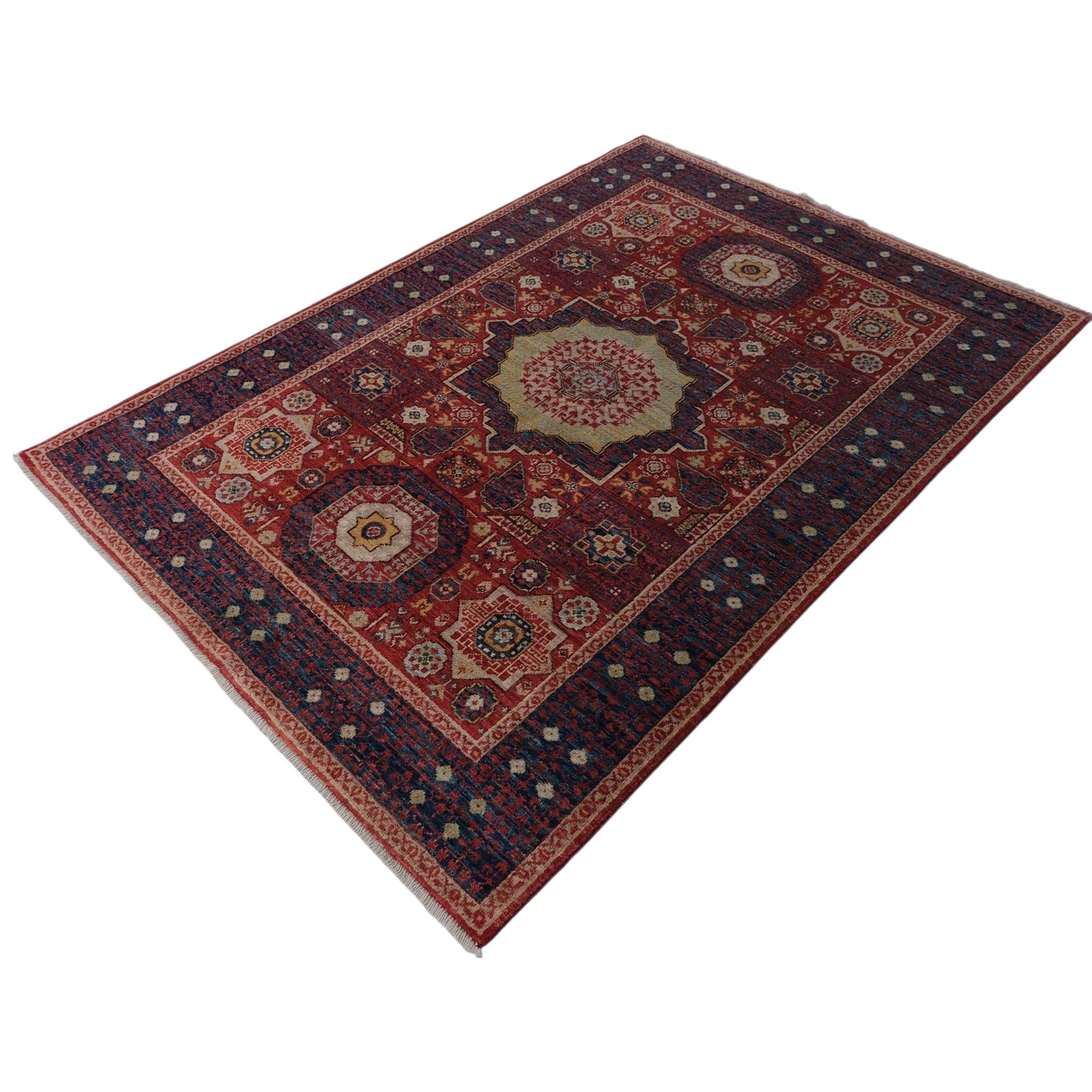 ARYANA ARYAN RED / IVORY 4' X 5'11"