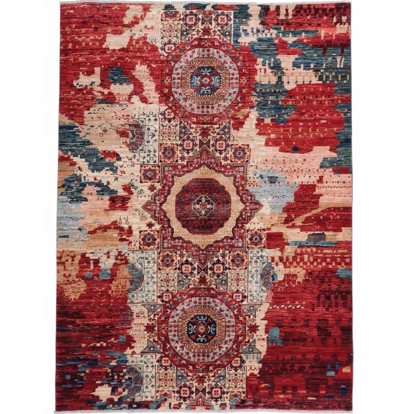 ARYANA MAMAB RED / MULTI 4'11" X 6'8"