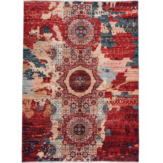 ARYANA MAMAB RED / MULTI 4'11" X 6'8"