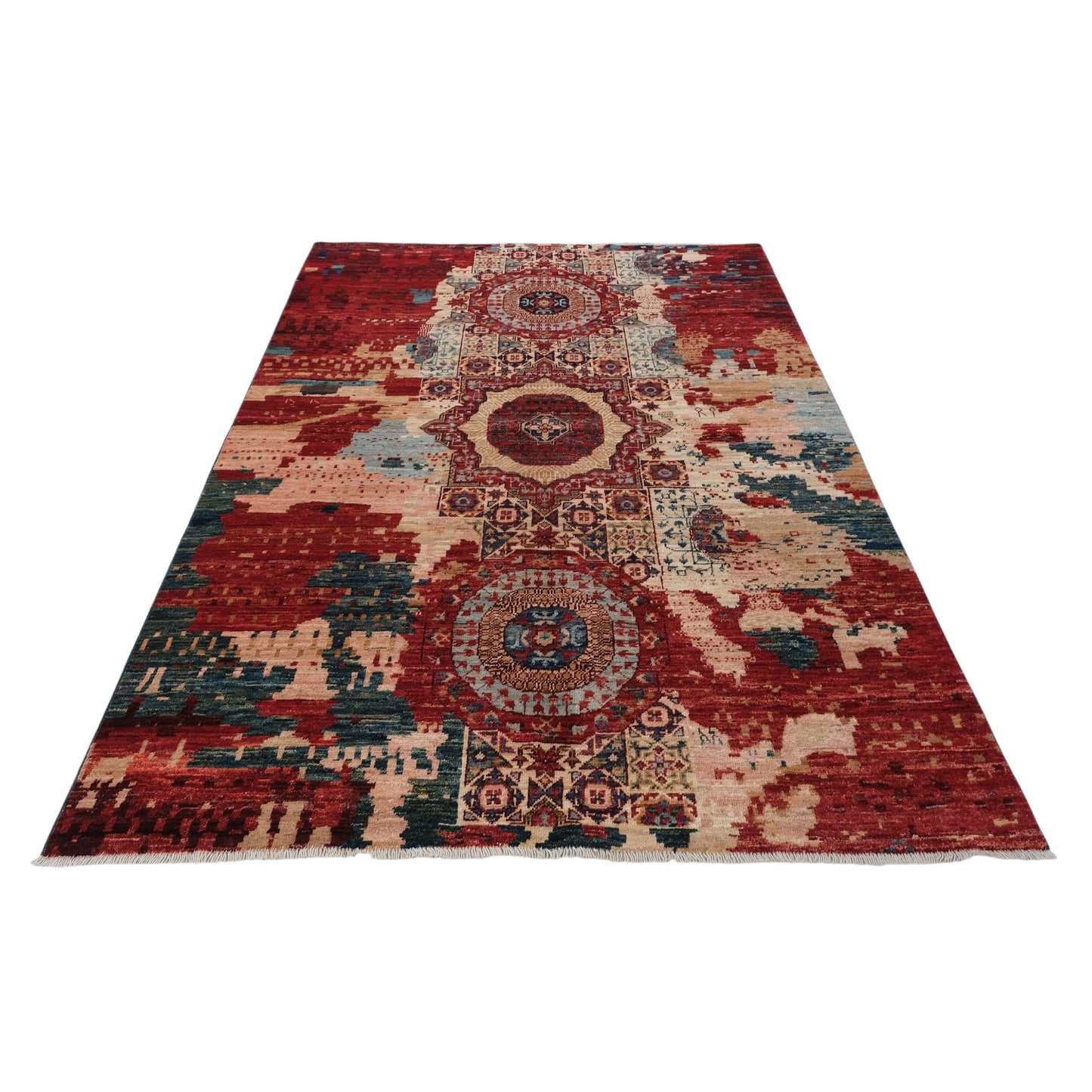 ARYANA MAMAB RED / MULTI 4'11" X 6'8"