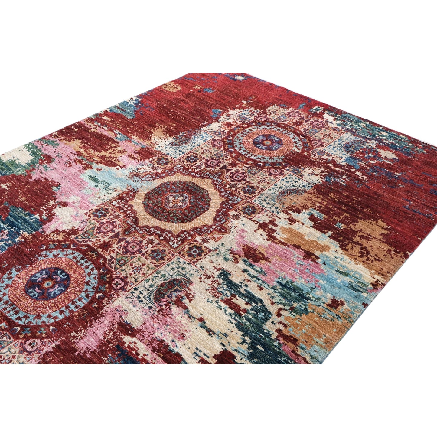 ARYANA ARYAN RED / PINK 4'11" X 6'11"