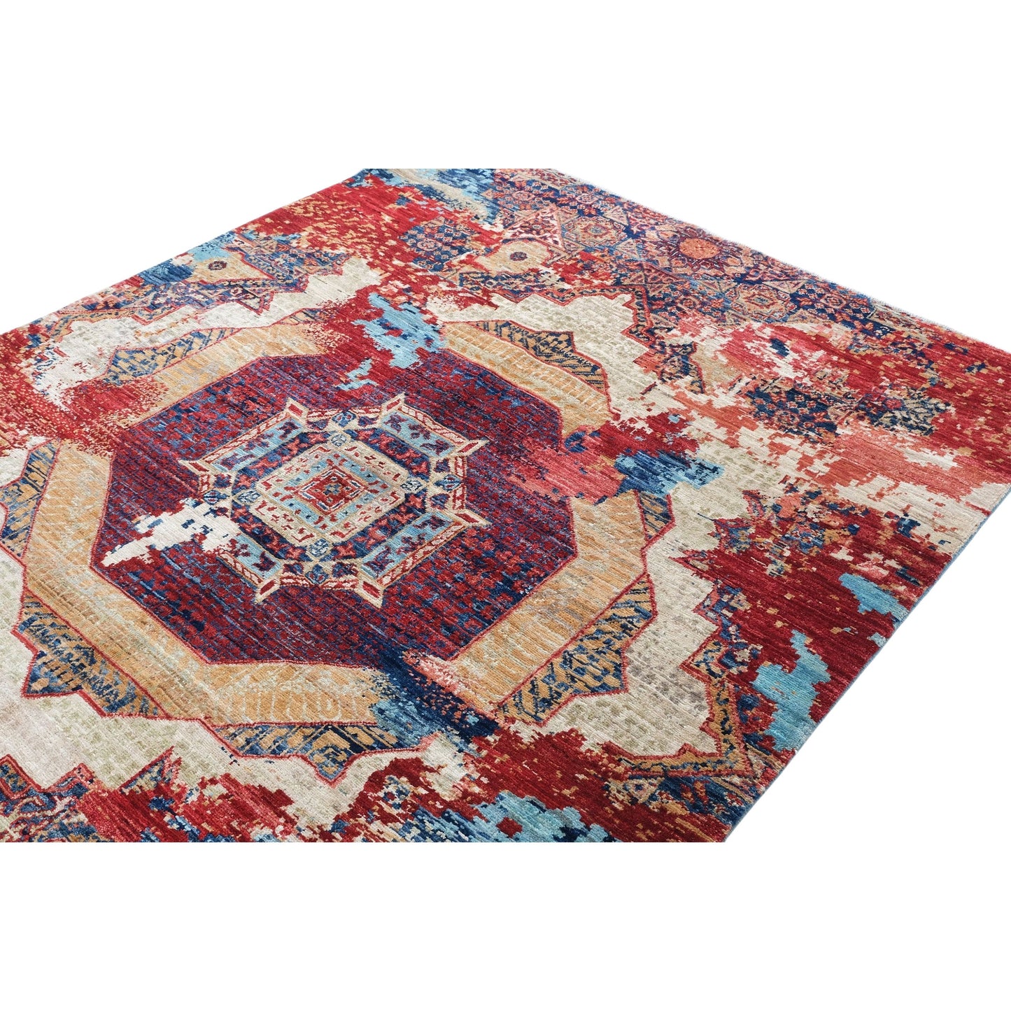 ARYANA MAMAB RED / NAVY 4'11" X 6'10"