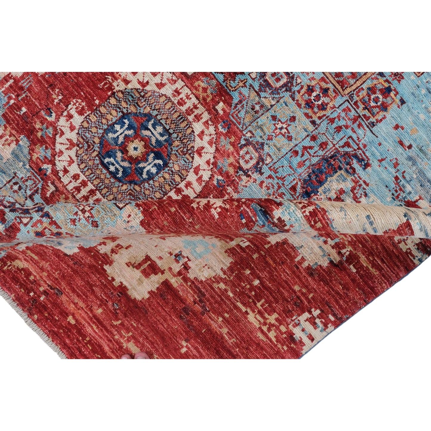 ARYANA MAMAB LIGHT BLUE / MULTI 5'1" X 7'