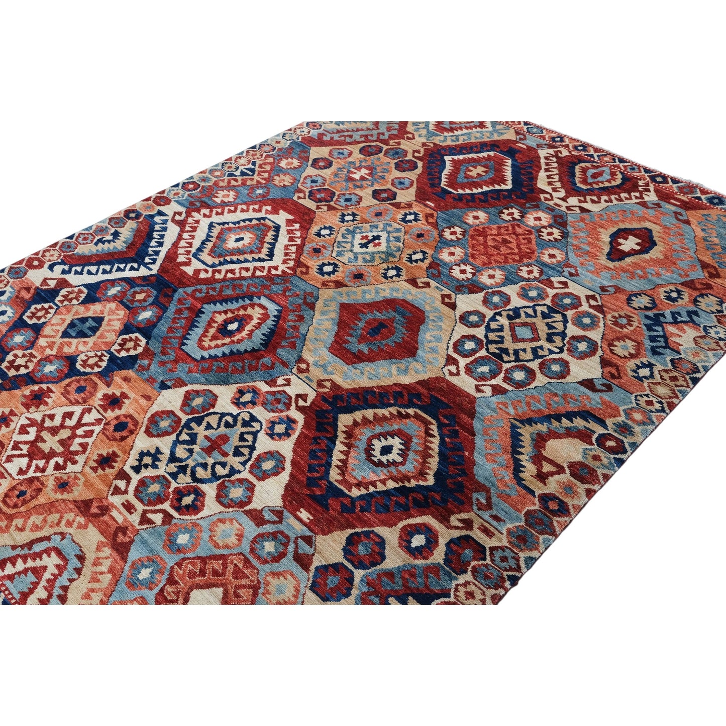 ARYANA ARYAN NAVY / RED 4'11" X 6'9"