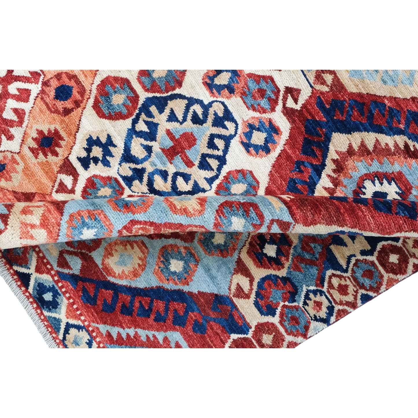 ARYANA ARYAN NAVY / RED 4'11" X 6'9"