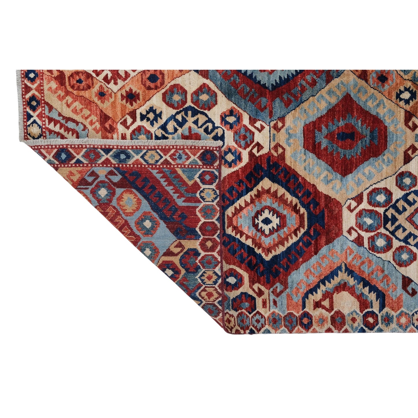 ARYANA ARYAN NAVY / RED 4'11" X 6'9"