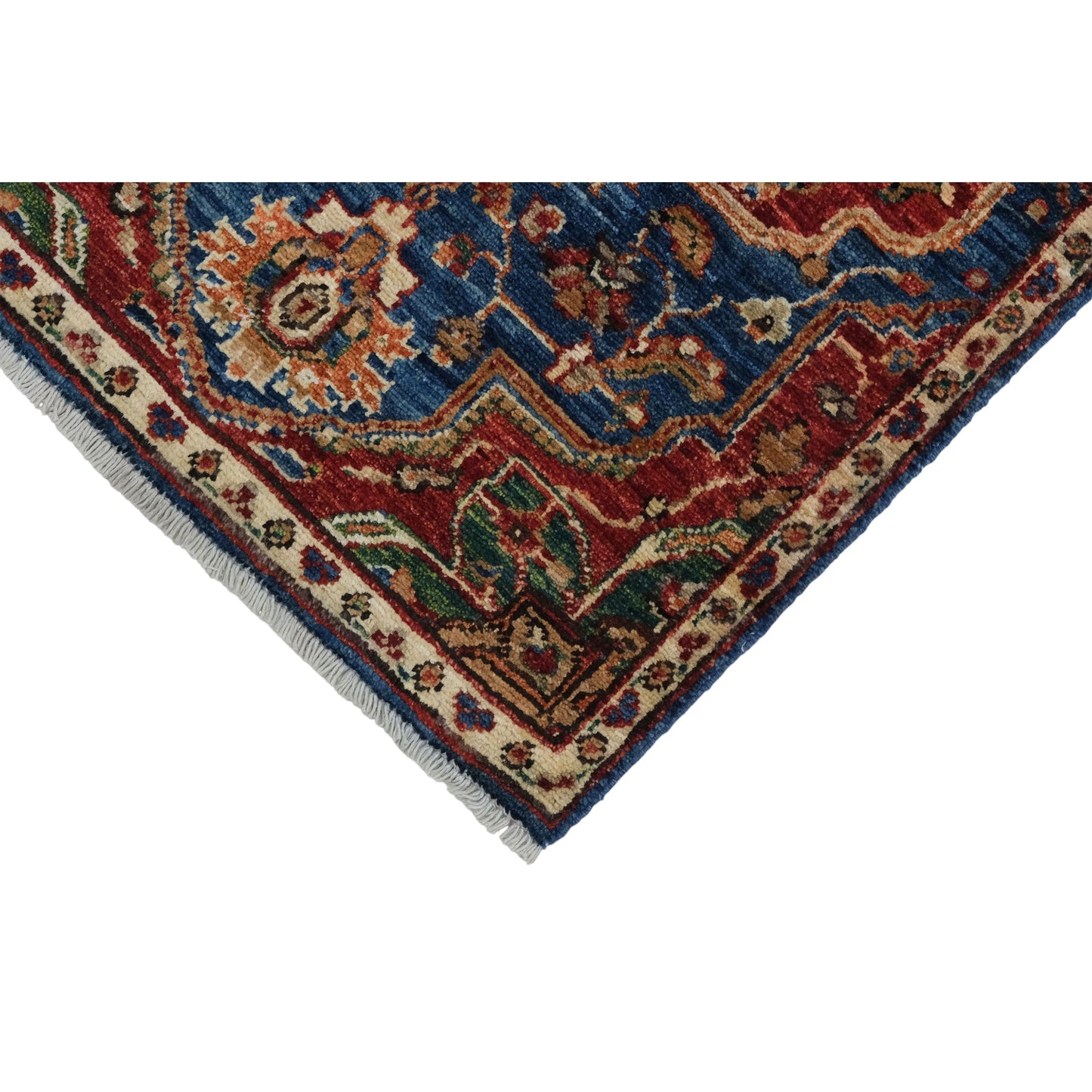 ARYANA ARYAN NAVY / RED 2' X 4'11"