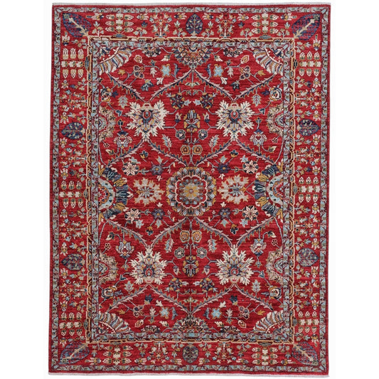 ARYANA ARYAN RED / RED 4'10" X 6'6"