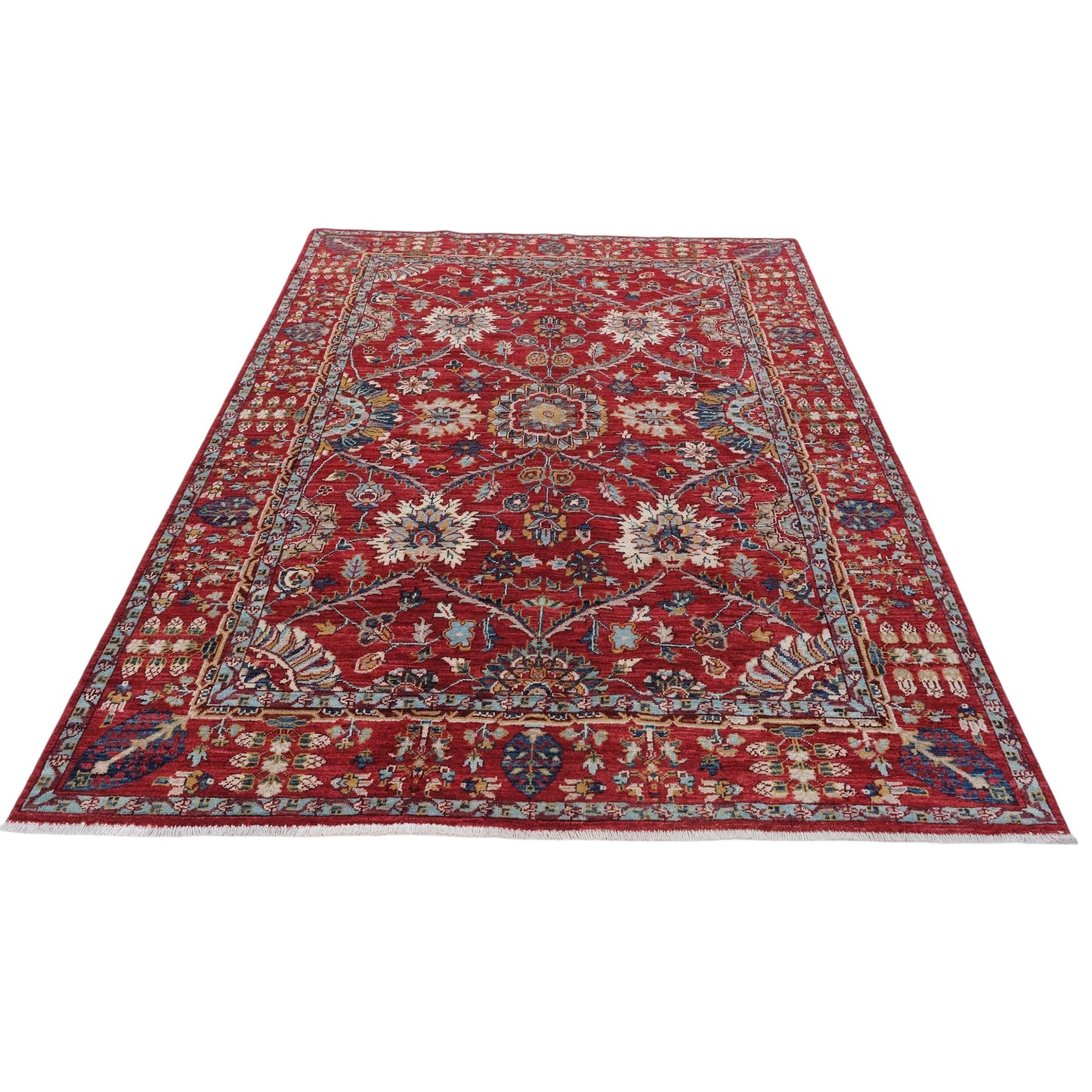 ARYANA ARYAN RED / RED 4'10" X 6'6"