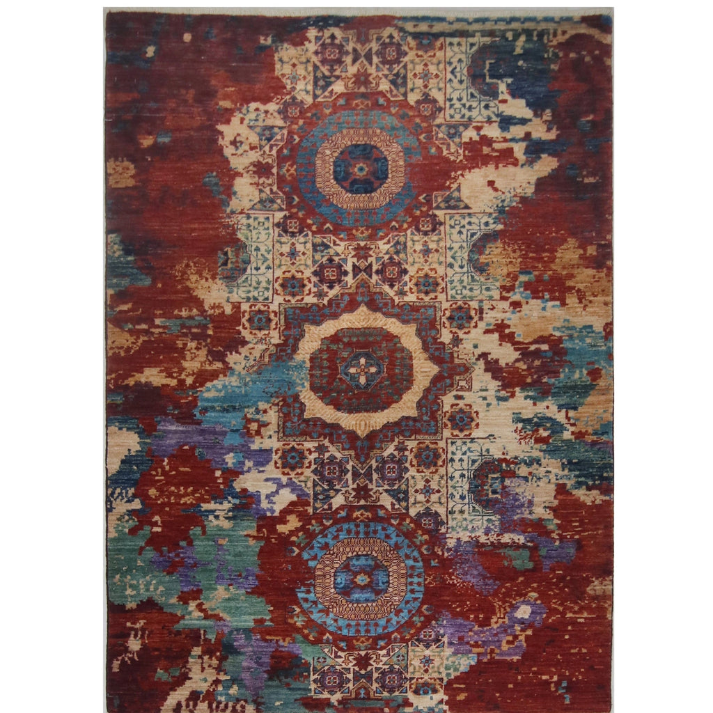 ARYANA MAMAB RED / MULTI 4'2" X 5'11"