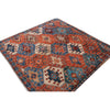 ARYANA ARYAN RED / NAVY 4'10" X 4'10"