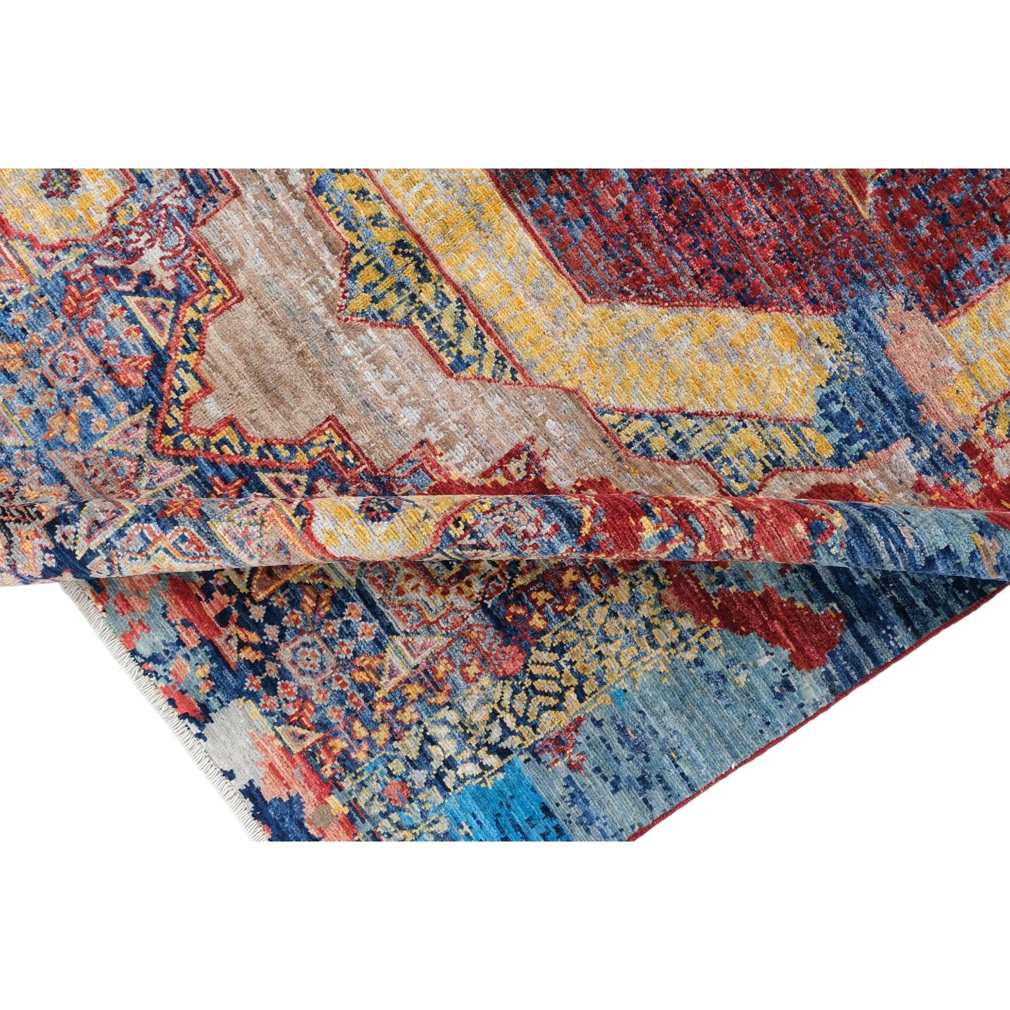 ARYANA ARYAN RED / NAVY 4'11" X 6'6"