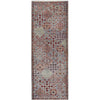 ARYANA ARYAN BROWN / RED 2'2" X 5'10"