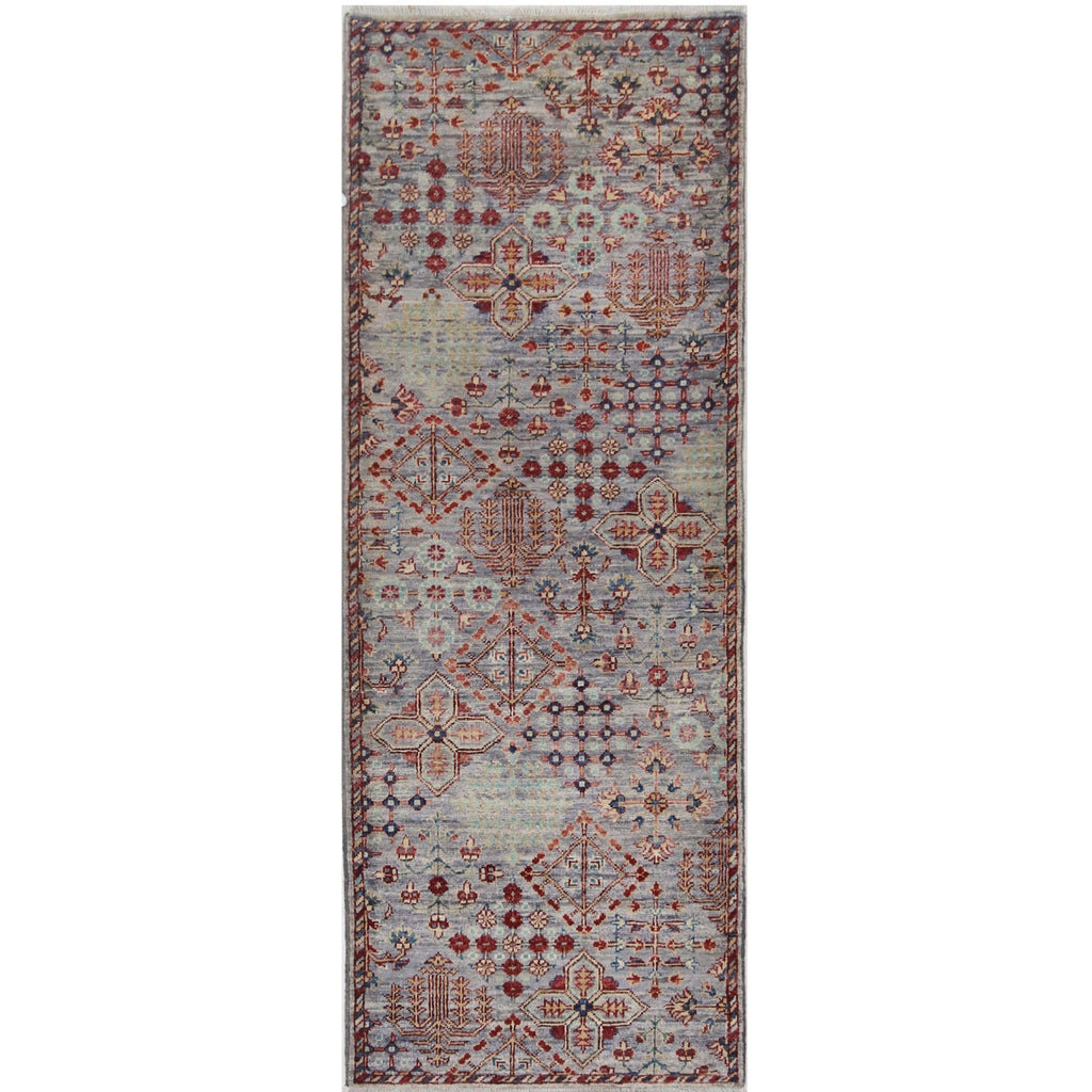 ARYANA ARYAN BROWN / RED 2'2" X 5'10"