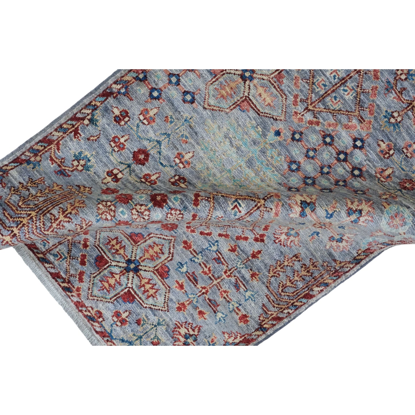 ARYANA ARYAN BROWN / RED 2'2" X 5'10"