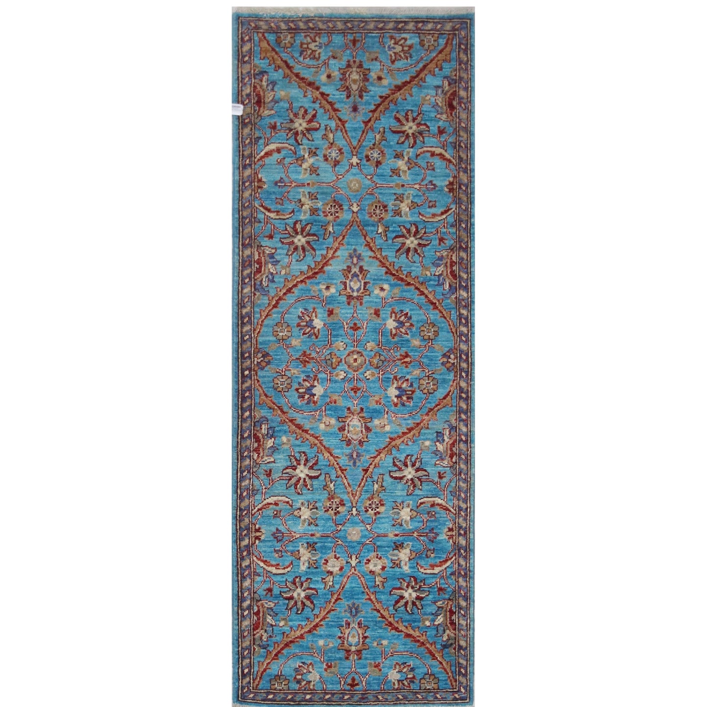 ARYANA ARYAN LIGHT BLUE / NAVY 2'1" X 6'