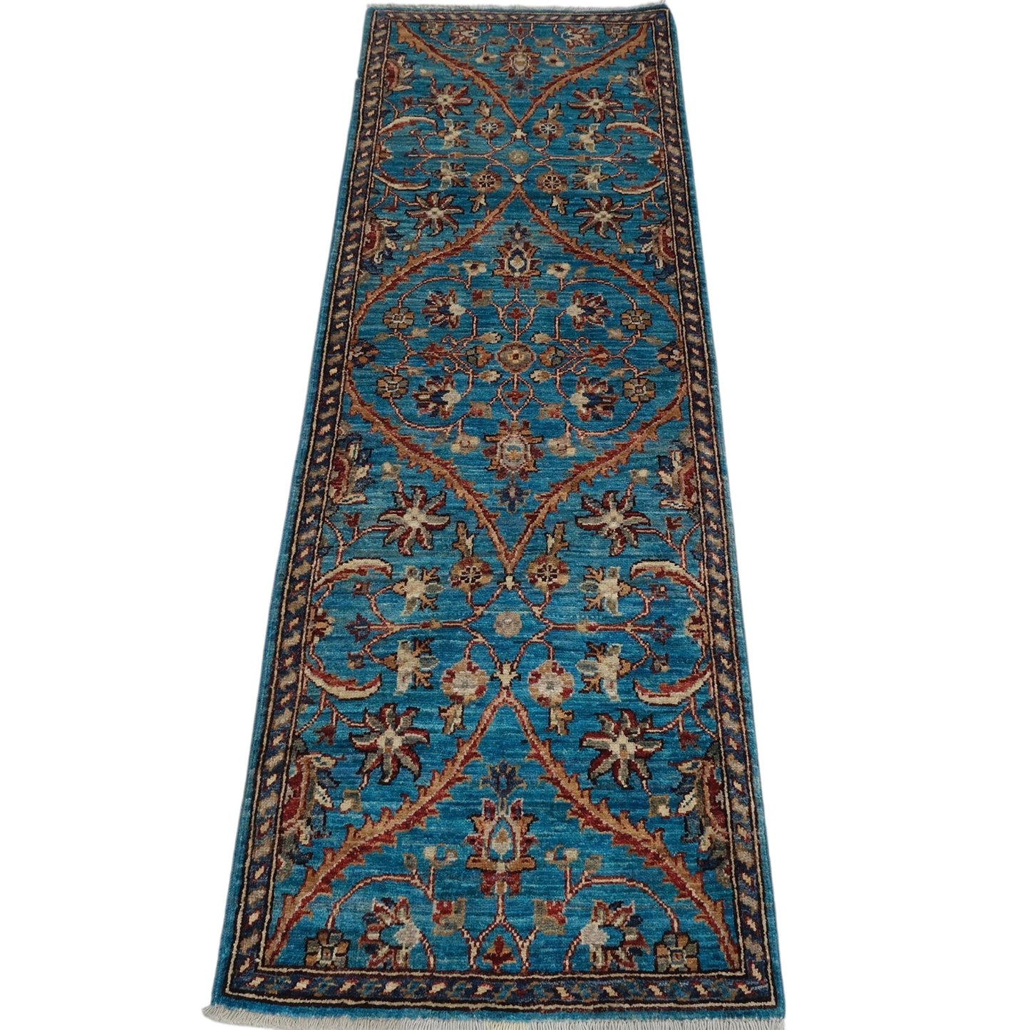 ARYANA ARYAN LIGHT BLUE / NAVY 2'1" X 6'