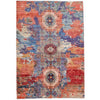 ARYANA ARYAN LIGHT BLUE / RED 4'10" X 6'10"