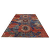 ARYANA ARYAN LIGHT BLUE / RED 4'10" X 6'10"