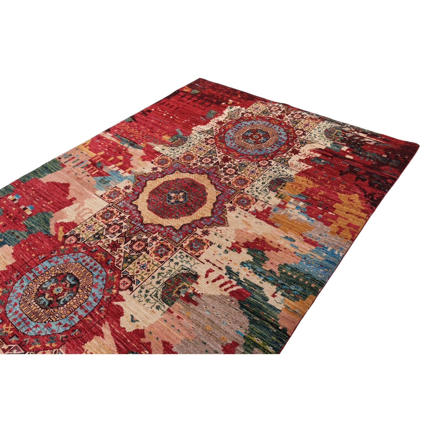 ARYANA MAMAB RED / MULTI 4'10" X 6'9"