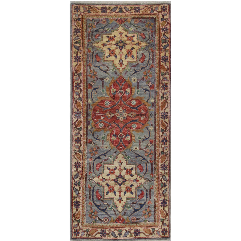 ARYANA ARYAN BROWN / IVORY 2'1" X 5'1"