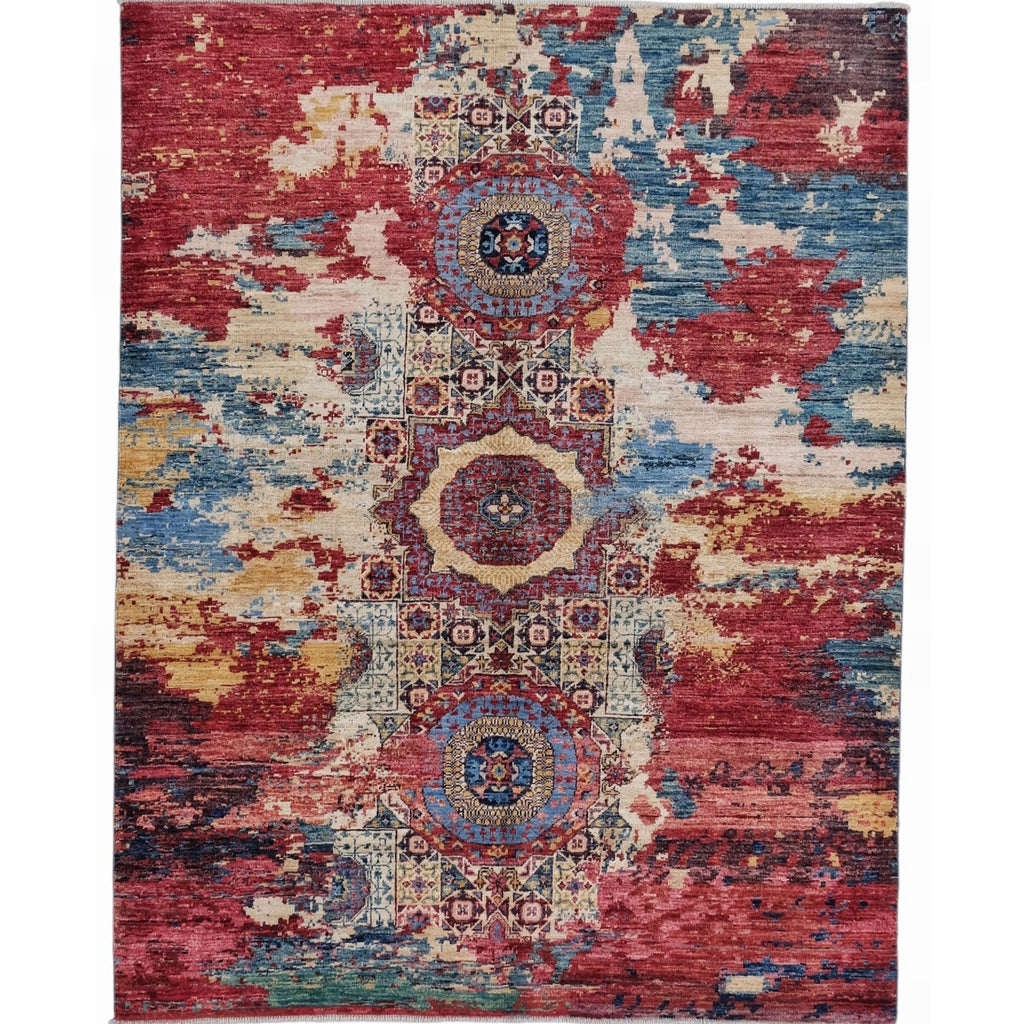 ARYANA MAMAB RED / MULTI 5'2" X 6'8"