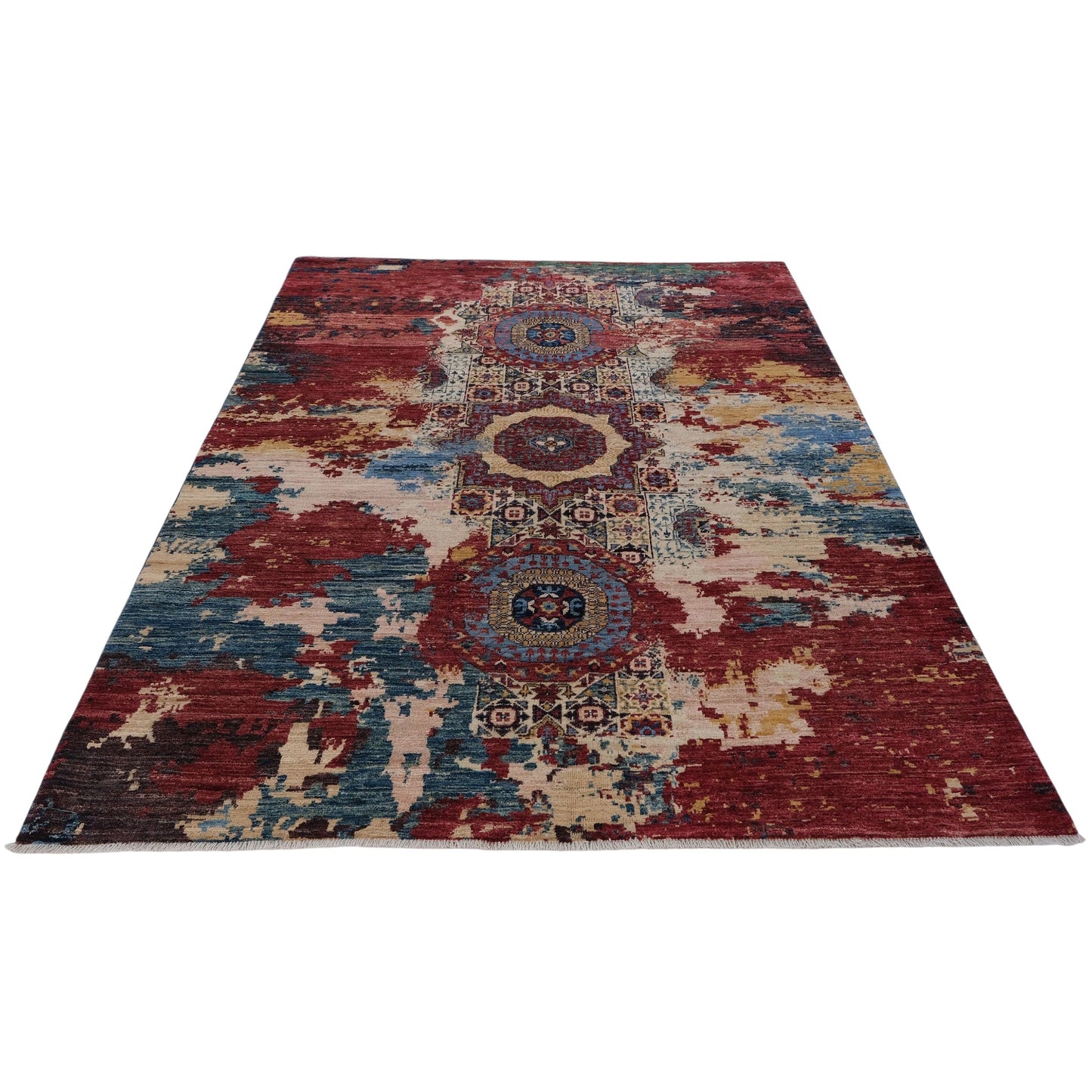 ARYANA MAMAB RED / MULTI 5'2" X 6'8"