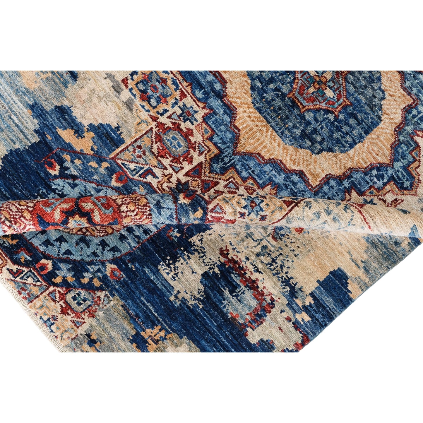 ARYANA ARYAN NAVY / RED 3'11" X 6'2"