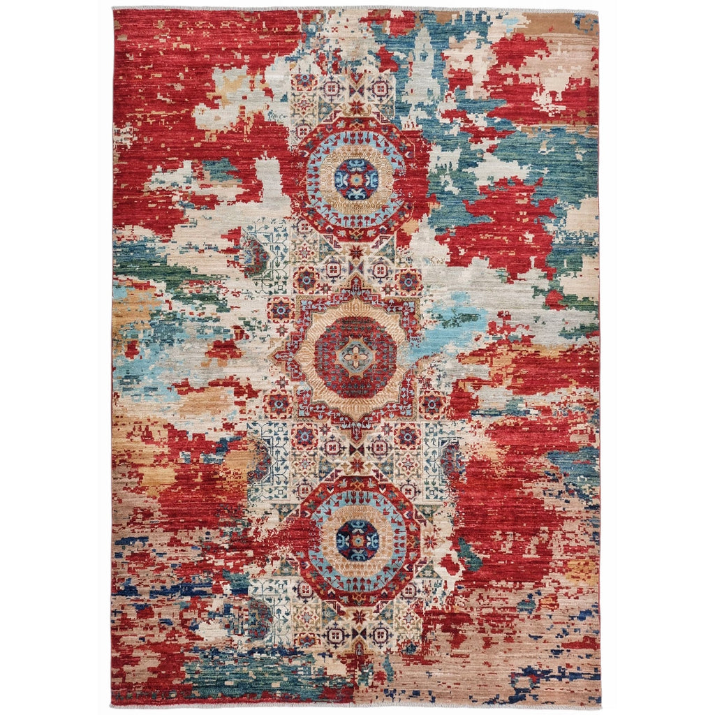 ARYANA ARYAN RED / IVORY 4'11" X 7'