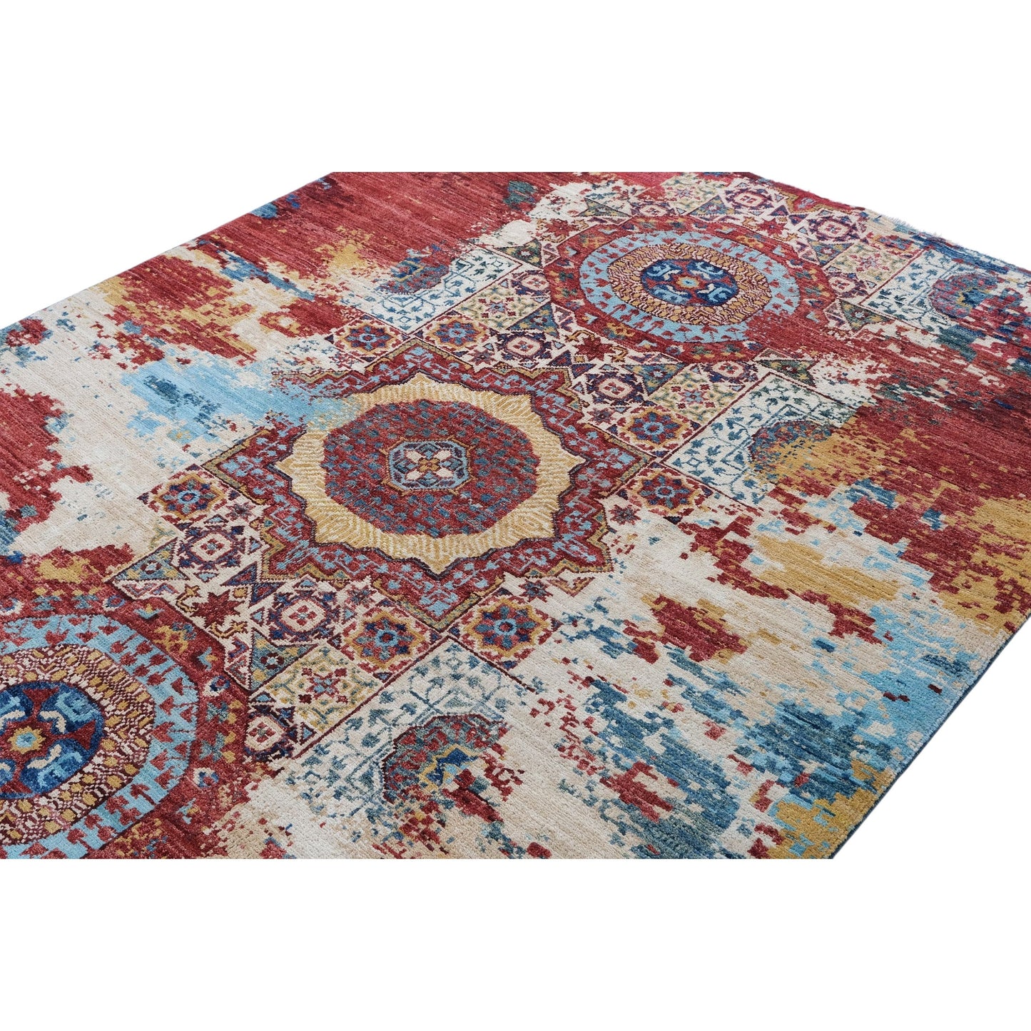 ARYANA ARYAN IVORY / RED 4'11" X 6'10"