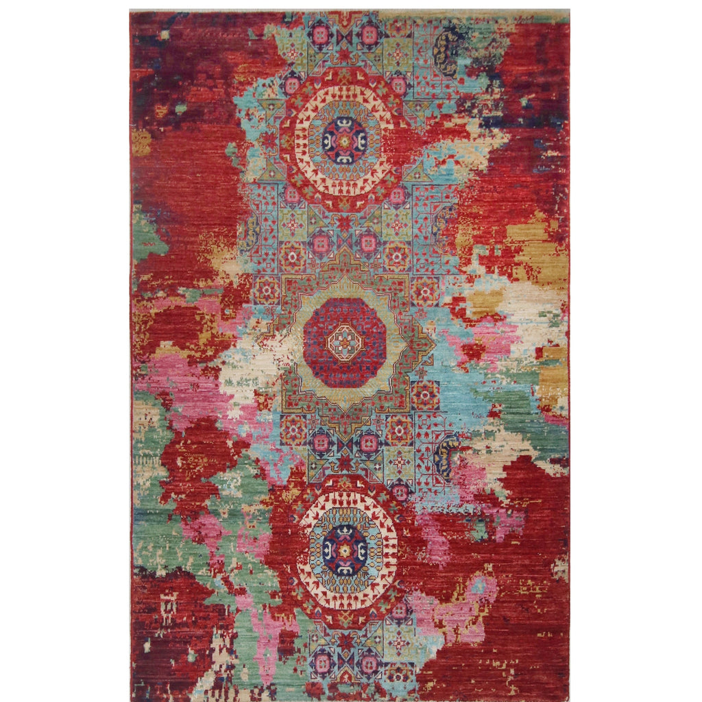 ARYANA ARYAN PINK / RED 3'11" X 6'3"