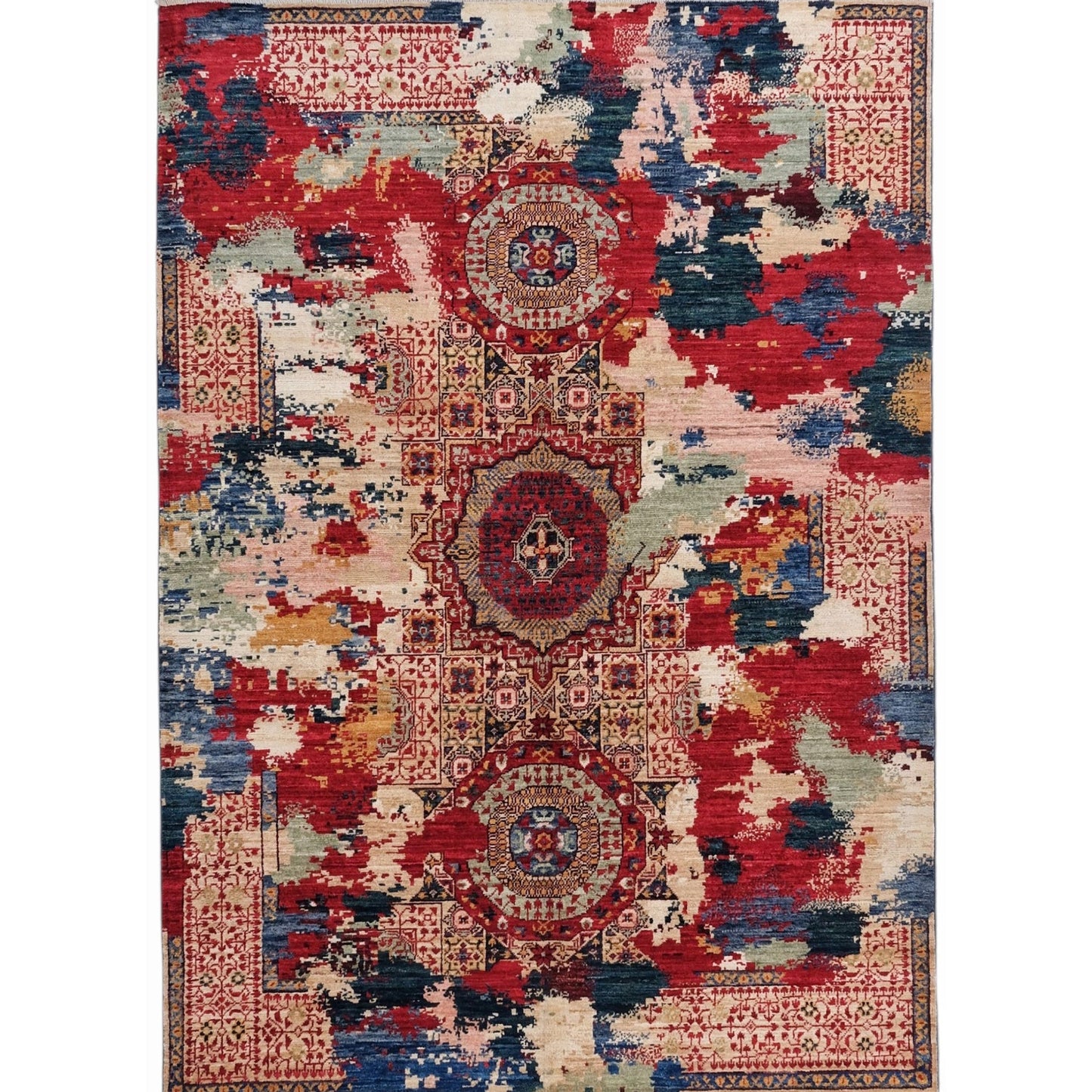 ARYANA MAMAB RED / MULTI 4'11" X 6'11"