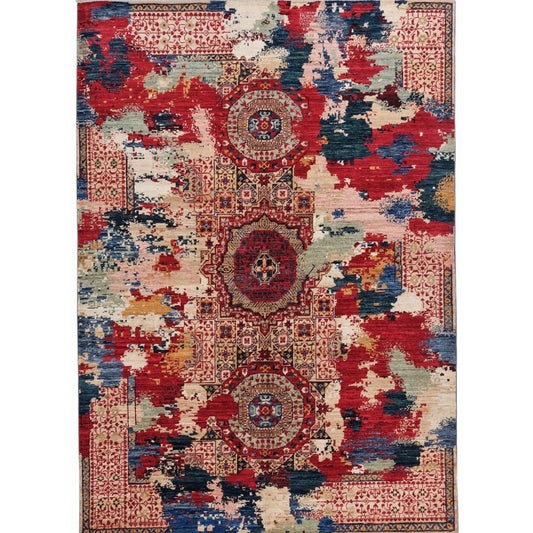 ARYANA MAMAB RED / MULTI 4'11" X 6'11"