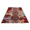 ARYANA ARYAN LIGHT BLUE / RED 4'11" X 6'8"