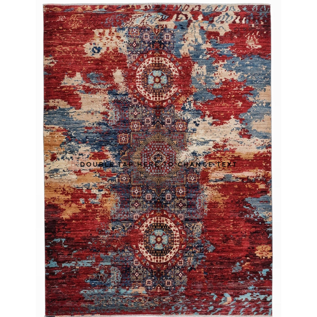 ARYANA MAMAB BLUE / MULTI 5' X 6'8"
