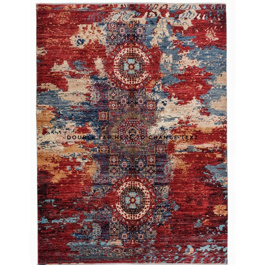 ARYANA MAMAB BLUE / MULTI 5' X 6'8"