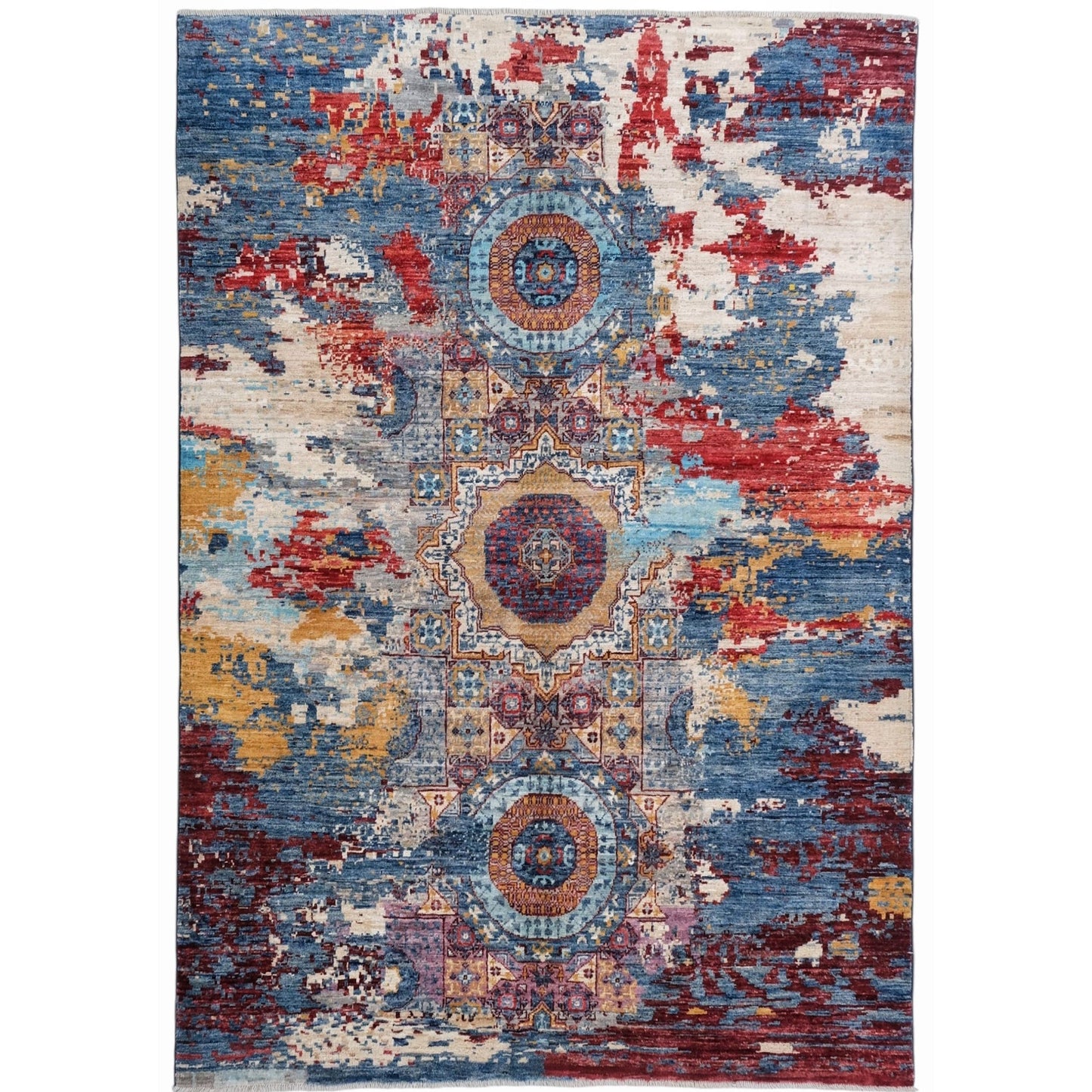 ARYANA MAMAB BLUE / MULTI 4'10" X 6'10"
