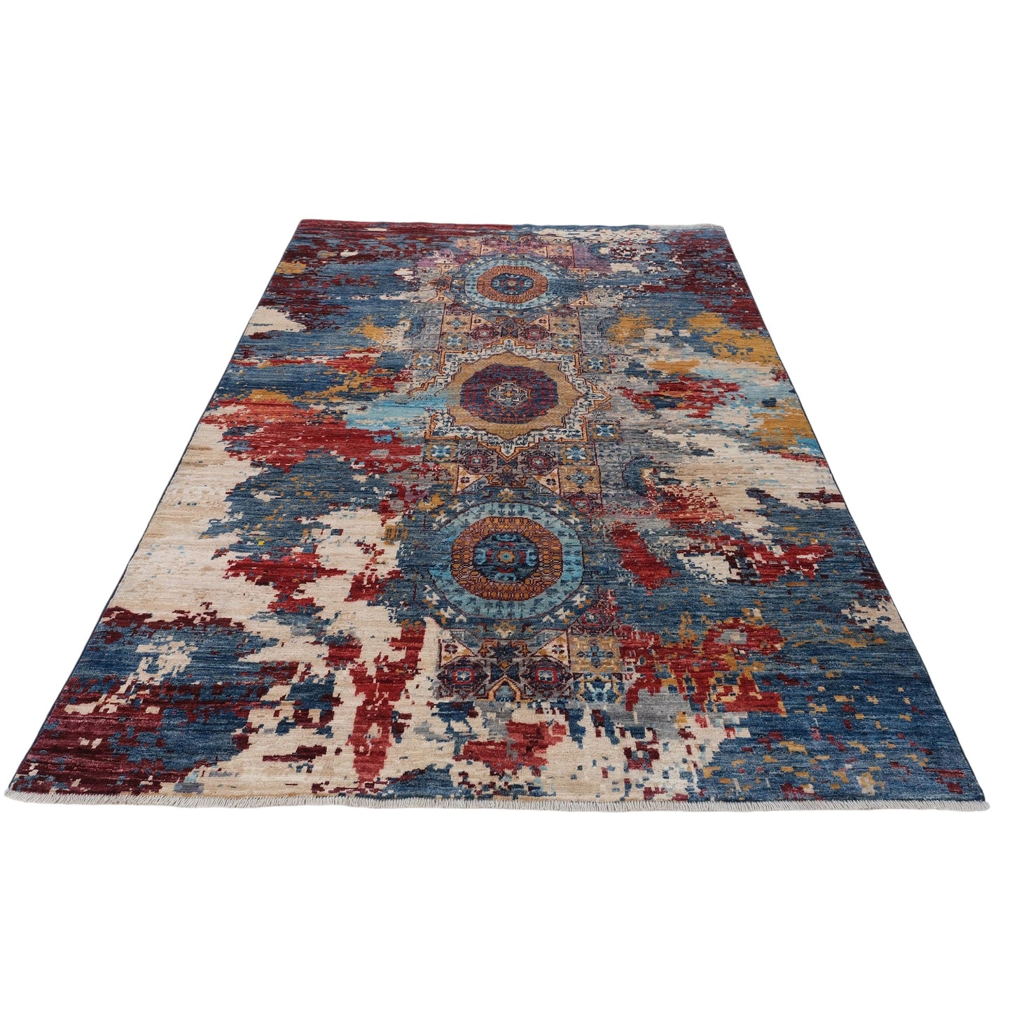 ARYANA MAMAB BLUE / MULTI 4'10" X 6'10"