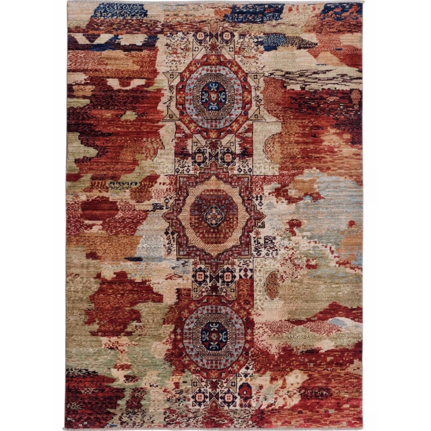ARYANA MAMAB RED / MULTI 4'10" X 6'9"