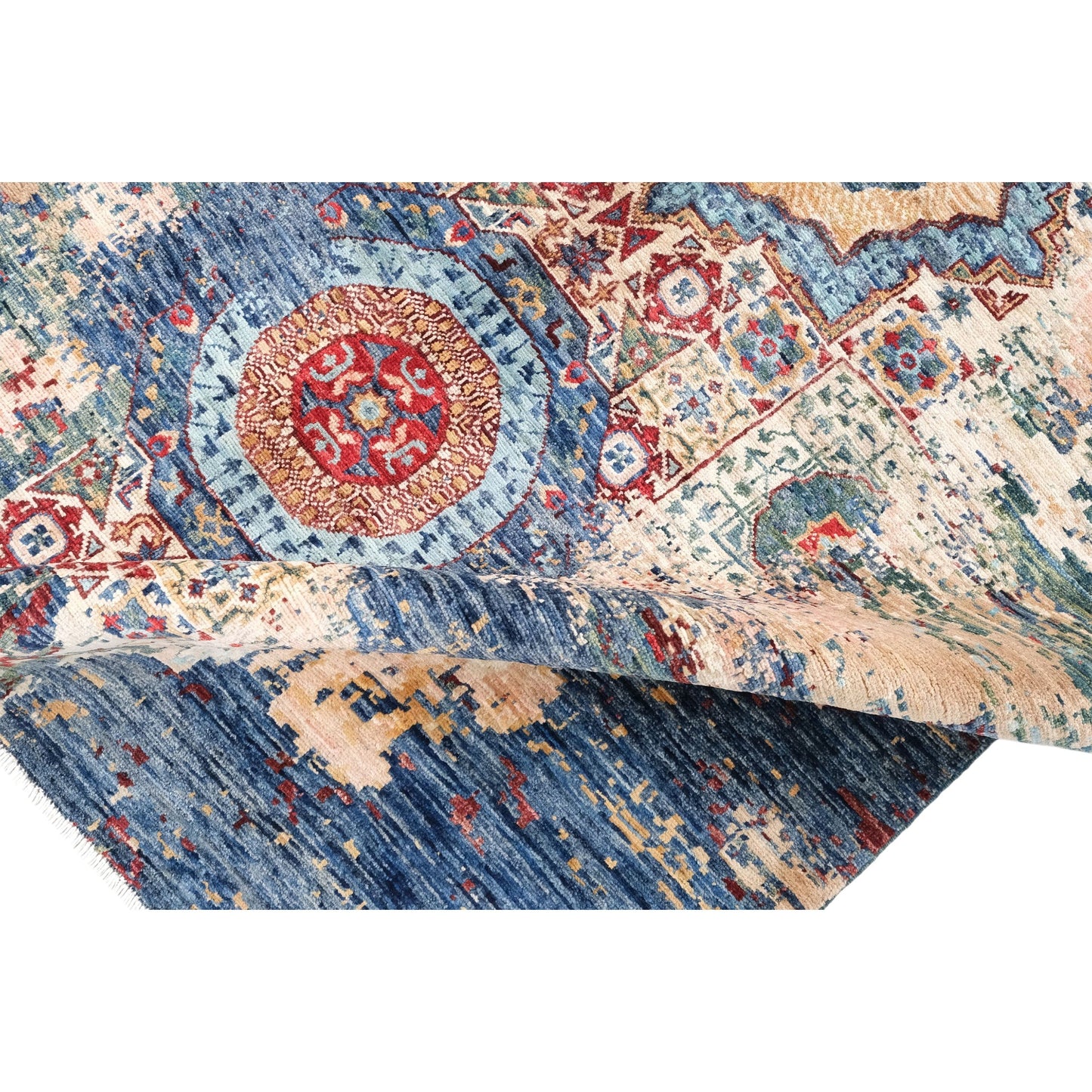 ARYANA ARYAN NAVY / RED 5' X 7'