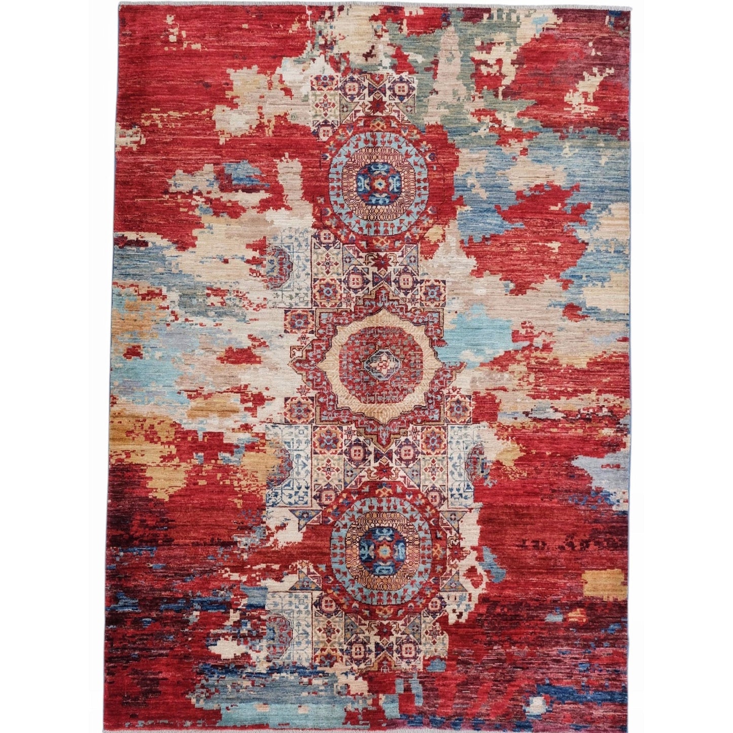 ARYANA ARYAN RED / IVORY 4'11" X 6'10"