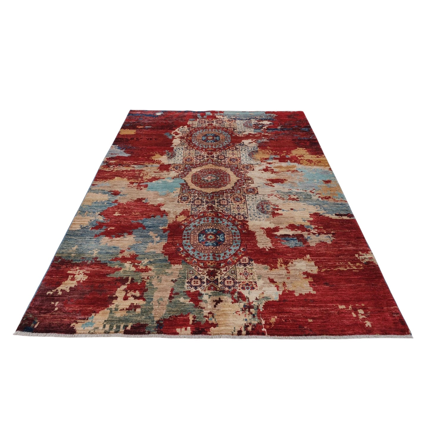 ARYANA ARYAN RED / IVORY 4'11" X 6'10"