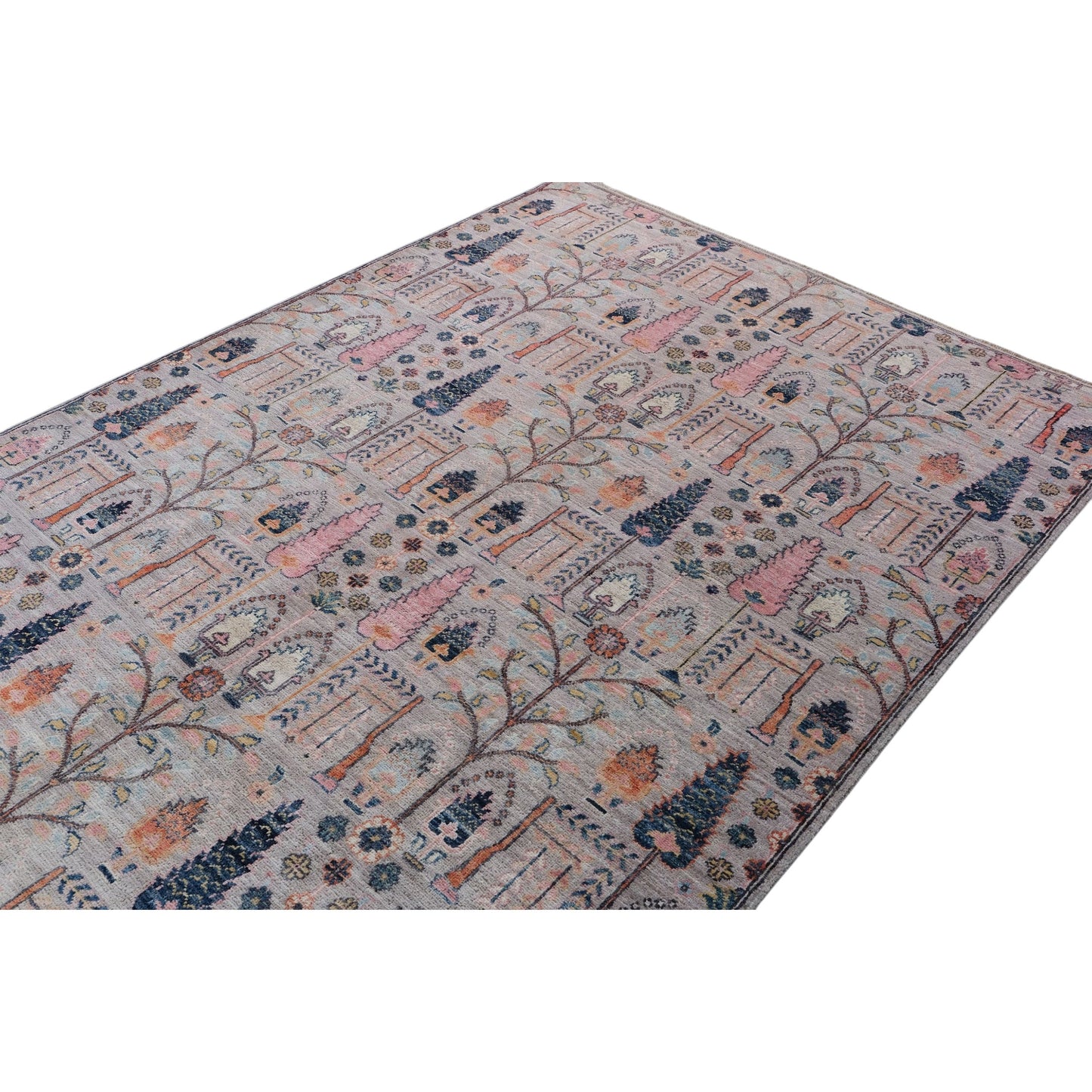 ARYANA ARYAN PINK / NAVY 5' X 7'
