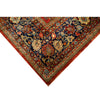 ANTIQUE PERSIAN FINE SAROUK RED / NAVY  10'11" X 16'8"