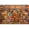 ANTIQUE PERSIAN FINE SAROUK RED / NAVY 12'2" X 14'3"