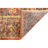 ANTIQUE PERSIAN FINE SAROUK RED / NAVY 12'2" X 14'3"