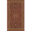 ANTIQUE PERSIAN FINE SAROUK RED / NAVY  10' X 19'10"